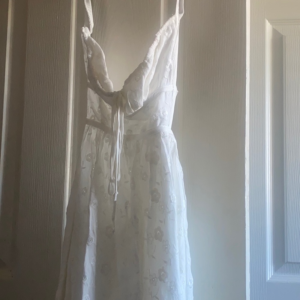 white dress